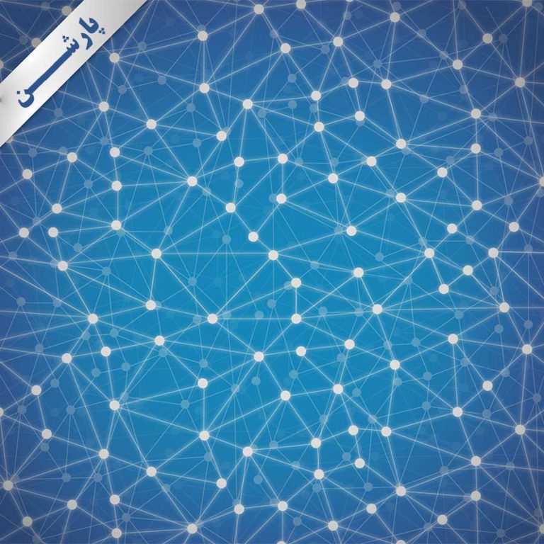 فایل طرح پس زمینه لایه باز نقطه و خط آبی رنگ | پارشن
