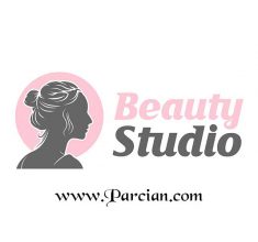 فایل لوگو حرفه ای آرایشگاه زنانه