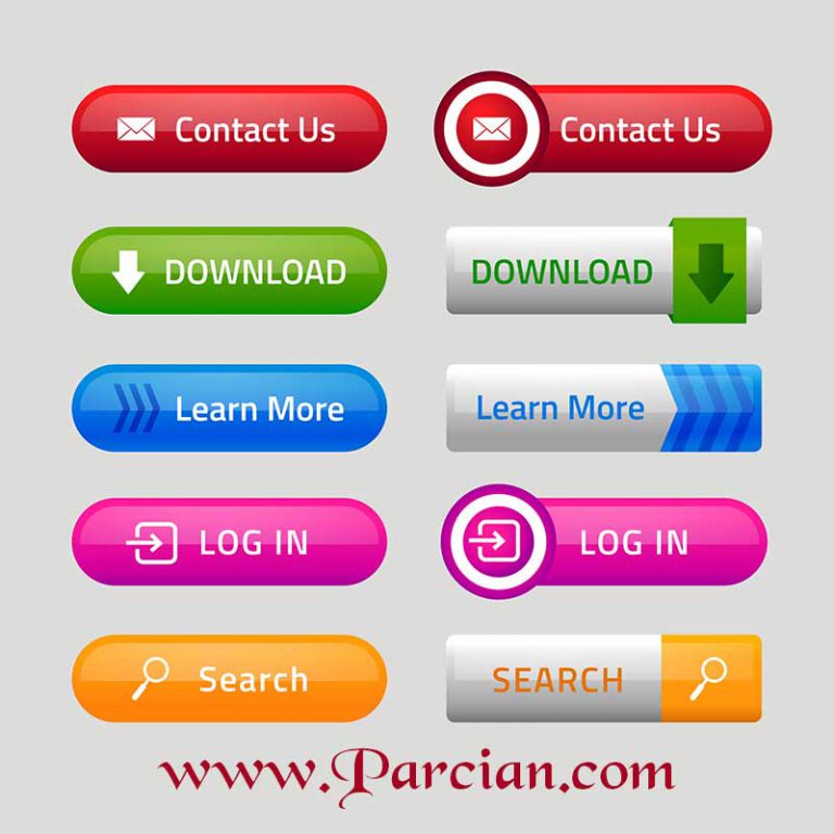 عکس دکمه گرافیکی فایل های لایه باز ایلوستریتور فایل های لایه باز رایگان ...