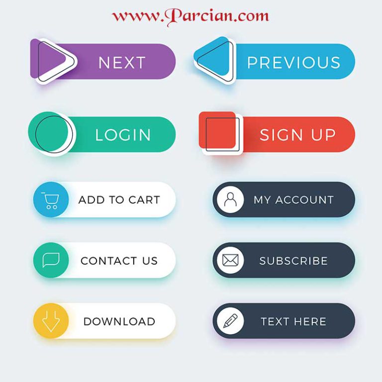 دکمه سابسکرایب سایت دکمه دانلود سایت button سایت وکتور دکمه سایت دانلود ...