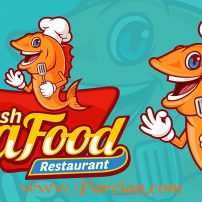 لوگو ماهی برای رستوران