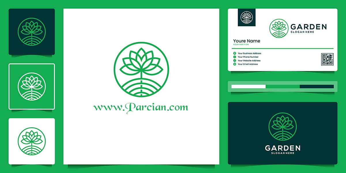Parcian.com-flower-plant-store-business-card-logo-template