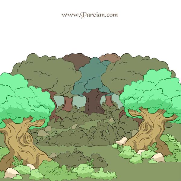 فایل کارتونی جنگل