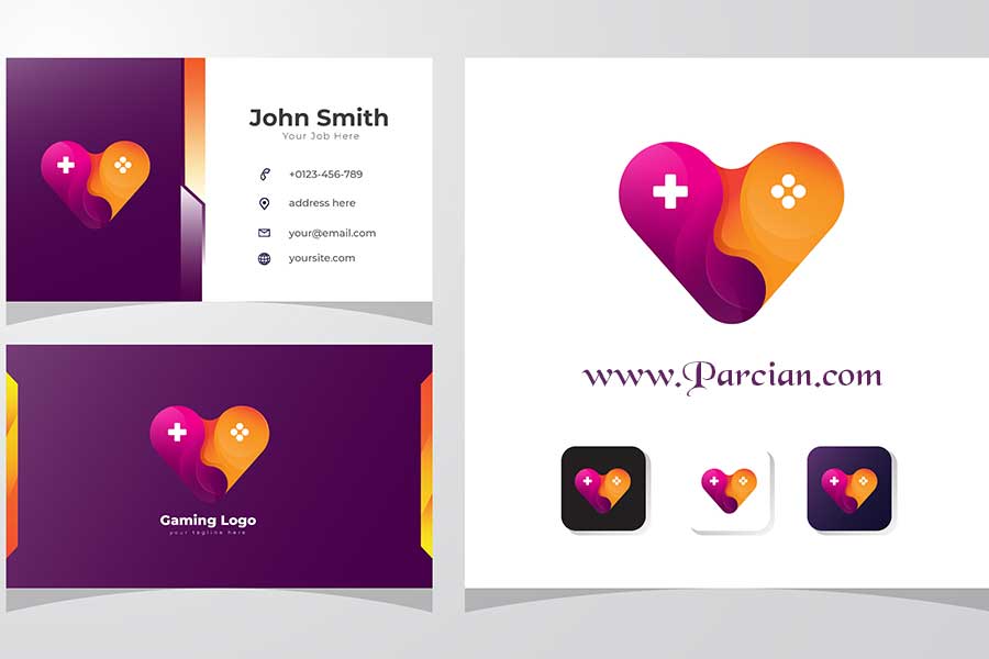 Parcian.com-game-center-business-card-logo-template