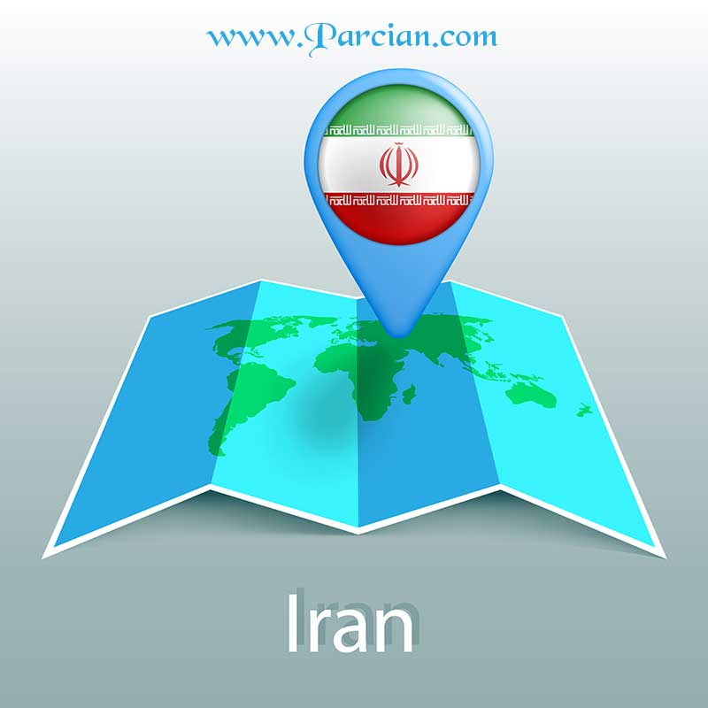 وکتور پرچم ایران رایگان
