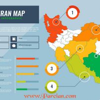 وکتور نقشه ایران با کیفیت