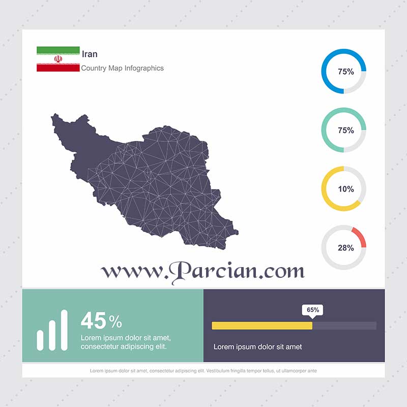 فایل لایه باز نقشه ایران