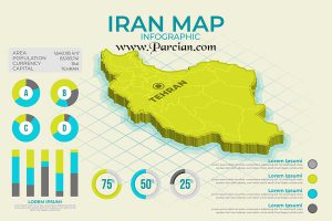 فایل سه بعدی نقشه ایران
