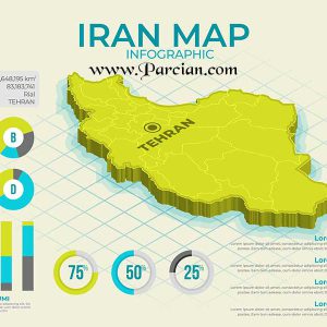 دانلود نقشه ی سه بعدی ایران