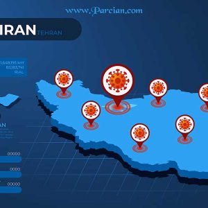 طرح نقشه ایران لایه باز