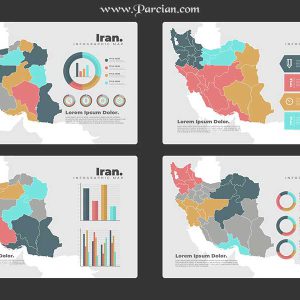 پوستر نقشه ایران