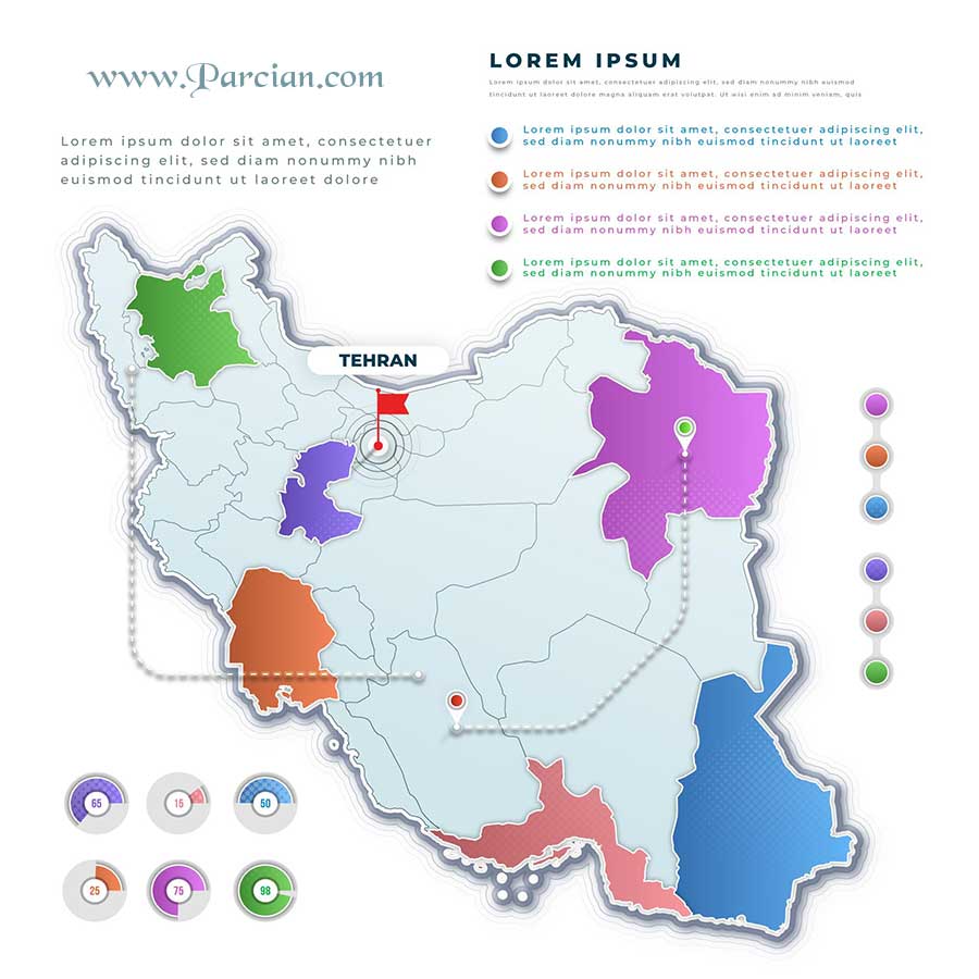 طرح نقشه ایران