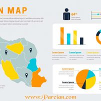 نقشه ایران با استانها و شهرستانها