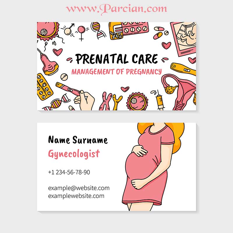 Parcian.com-prenatal-care-business-card-template